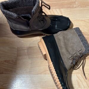 Sporto Winter/Rain Duck Boots Womens Brown US Size 10